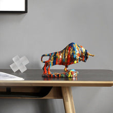 Load image into Gallery viewer, Nordic Art Bull Figurine
