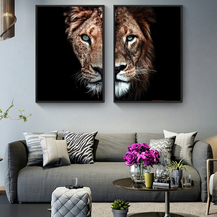 Lion and Lioness – Arte Attic