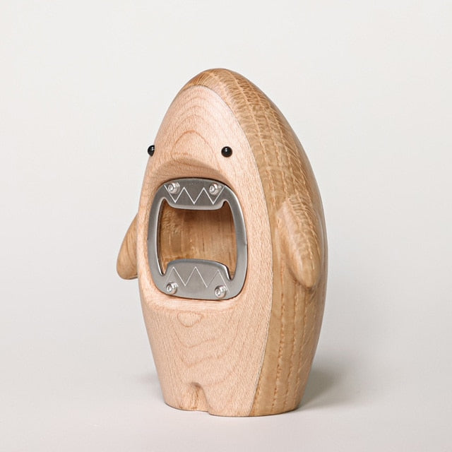 Wooden Shark Bottle Opener – Arte Attic