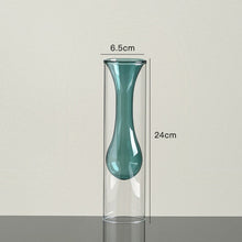 Load image into Gallery viewer, Nordic Dual Color Transparent Vase
